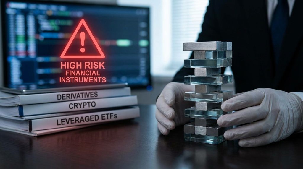 high risk financial instruments often used for scams illustration